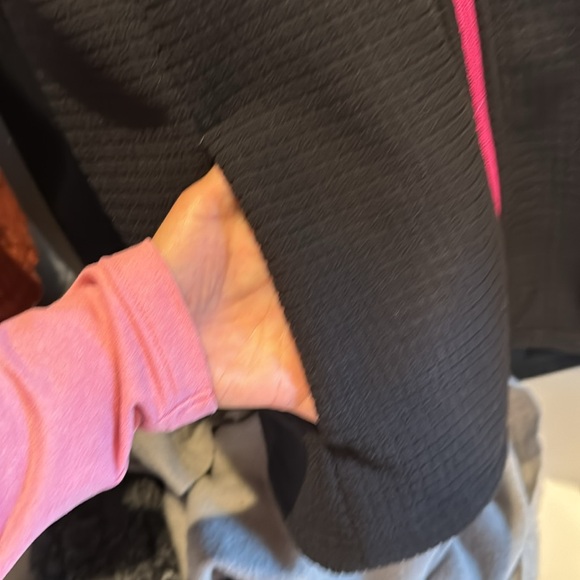 Lands End Black Fleece Zipup Jacket - Picture 4 of 5